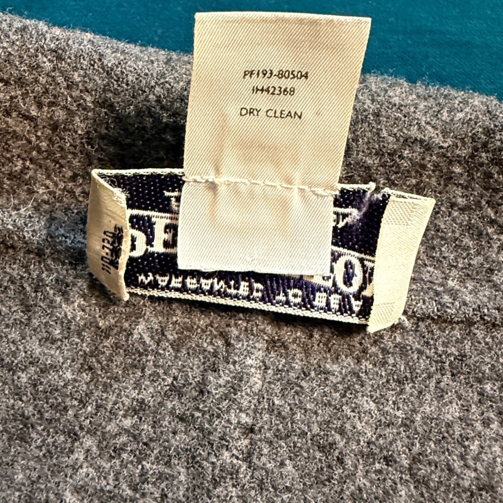 Pendleton Petite Button Blazer Jacket Gray Textur… - image 3